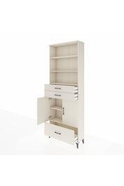 Arges Dolap 5 Raflı 3 Çekmeceli 2 Kapaklı 88x30x243 - S33M012V1A