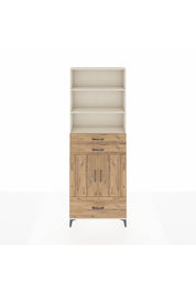 Arges Dolap 5 Raflı 3 Çekmeceli 2 Kapaklı 88x30x243 - S33M012V3A