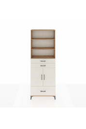 Arges Dolap 5 Raflı 3 Çekmeceli 2 Kapaklı 88x30x243 - S33M012V7A