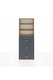 Arges Dolap 5 Raflı 3 Çekmeceli 2 Kapaklı 88x30x243 - S33M012V8A
