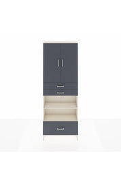 Arges Dolap 5 Raflı 3 Çekmeceli 2 Kapaklı 88x30x243 - S33M013V2A
