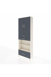 Arges Dolap 5 Raflı 3 Çekmeceli 2 Kapaklı 88x30x243 - S33M013V2A