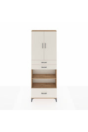 Arges Dolap 5 Raflı 3 Çekmeceli 2 Kapaklı 88x30x243 - S33M013V7A