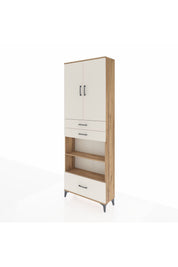 Arges Dolap 5 Raflı 3 Çekmeceli 2 Kapaklı 88x30x243 - S33M013V7A