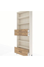 Arges Dolap 5 Raflı 3 Çekmeceli 88x30x243 - S33M014V3A