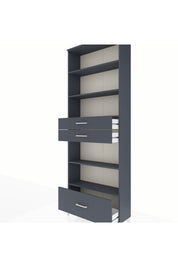Arges Dolap 5 Raflı 3 Çekmeceli 88x30x243 - S33M014V5A