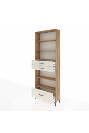 Arges Dolap 5 Raflı 3 Çekmeceli 88x30x243 - S33M014V7A