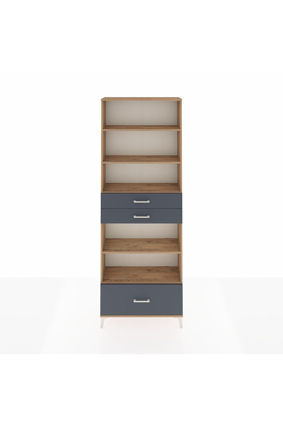 Arges Dolap 5 Raflı 3 Çekmeceli 88x30x243 - S33M014V8A