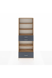 Arges Dolap 5 Raflı 3 Çekmeceli 88x30x243 - S33M014V8A