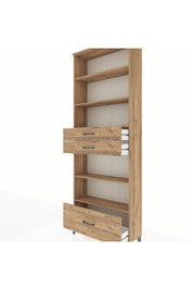 Arges Dolap 5 Raflı 3 Çekmeceli 88x30x243 - S33M014V9A