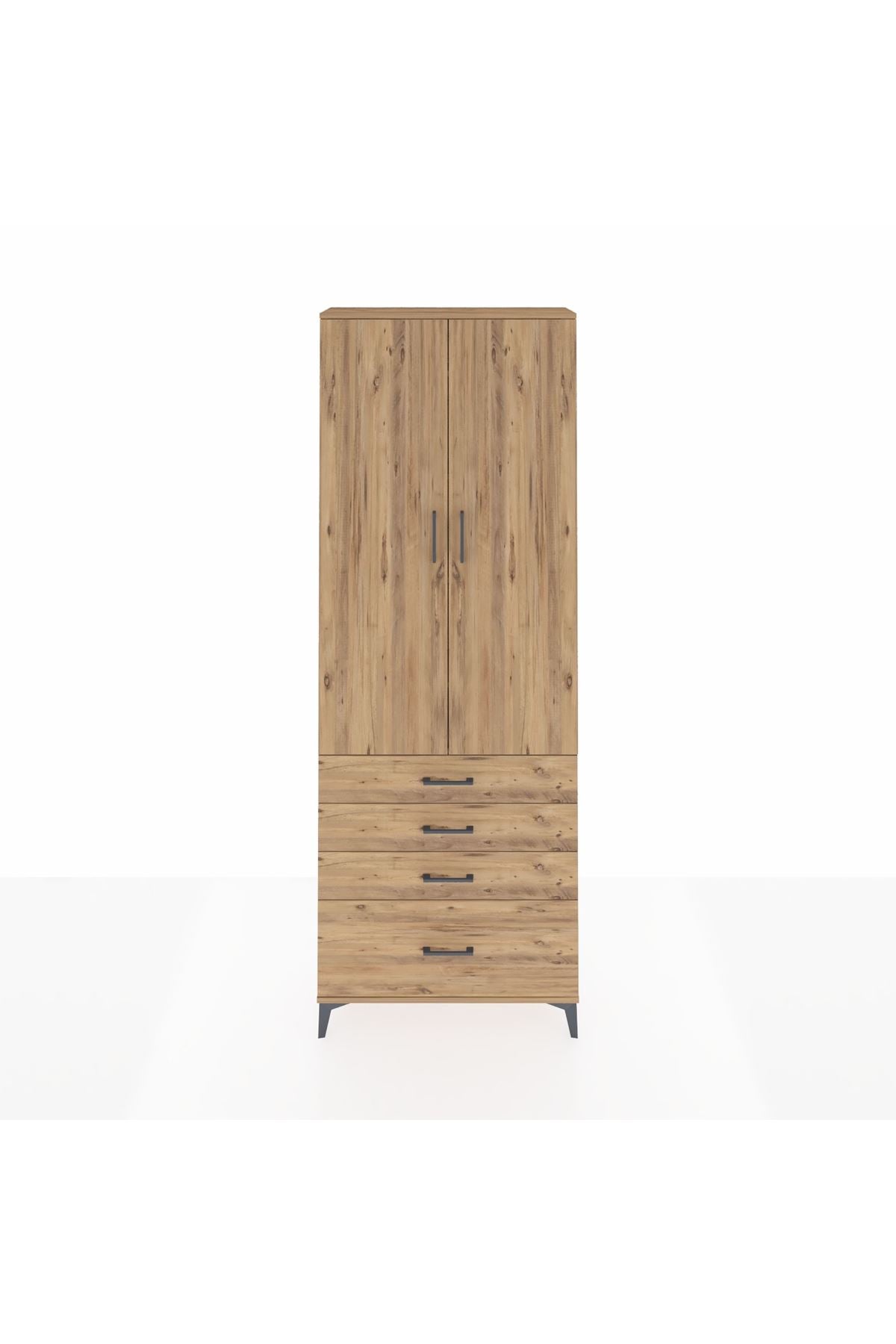 Arges Dolap 5 Raflı 4 Çekmeceli 2 Kapaklı 88x30x243 - S33M015V9A