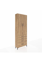 Arges Dolap 5 Raflı 4 Çekmeceli 2 Kapaklı 88x30x243 - S33M015V9A