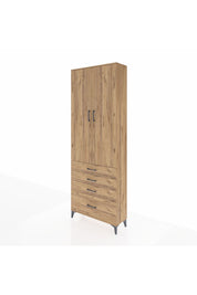 Arges Dolap 5 Raflı 4 Çekmeceli 2 Kapaklı 88x30x243 - S33M015V9A