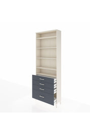 Arges Dolap 5 Raflı 4 Çekmeceli 88x30x243 - S33M016V2A