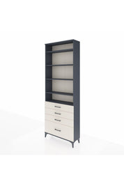 Arges Dolap 5 Raflı 4 Çekmeceli 88x30x243 - S33M016V4A