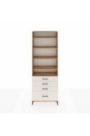 Arges Dolap 5 Raflı 4 Çekmeceli 88x30x243 - S33M016V7A