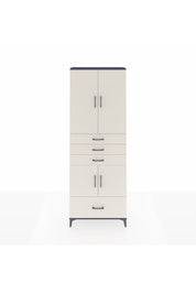 Arges Dolap 5 Raflı 4 Çekmeceli 4 Kapaklı 88x30x243 - S33M017V4A
