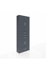 Arges Dolap 5 Raflı 4 Çekmeceli 4 Kapaklı 88x30x243 - S33M017V5A