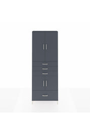Arges Dolap 5 Raflı 4 Çekmeceli 4 Kapaklı 88x30x243 - S33M017V5A