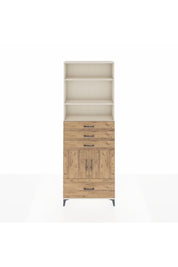 Arges Dolap 5 Raflı 4 Çekmeceli 2 Kapaklı 88x30x243 - S33M018V3A