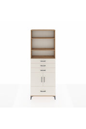 Arges Dolap 5 Raflı 4 Çekmeceli 2 Kapaklı 88x30x243 - S33M018V7A