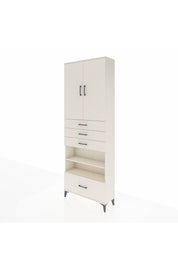 Arges Dolap 5 Raflı 4 Çekmeceli 2 Kapaklı 88x30x243 - S33M019V1A