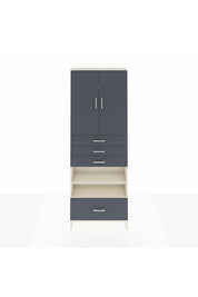 Arges Dolap 5 Raflı 4 Çekmeceli 2 Kapaklı 88x30x243 - S33M019V2A