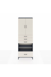 Arges Dolap 5 Raflı 4 Çekmeceli 2 Kapaklı 88x30x243 - S33M019V4A