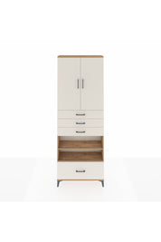 Arges Dolap 5 Raflı 4 Çekmeceli 2 Kapaklı 88x30x243 - S33M019V7A