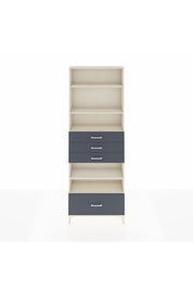 Arges Dolap 5 Raflı 4 Çekmeceli 88x30x243 - S33M020V2A