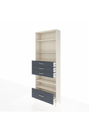 Arges Dolap 5 Raflı 4 Çekmeceli 88x30x243 - S33M020V2A