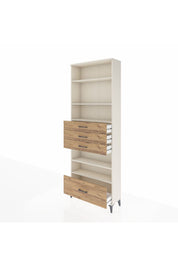 Arges Dolap 5 Raflı 4 Çekmeceli 88x30x243 - S33M020V3A