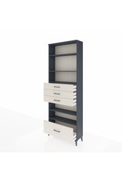 Arges Dolap 5 Raflı 4 Çekmeceli 88x30x243 - S33M020V4A