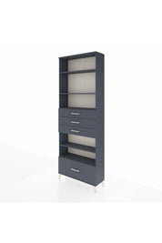 Arges Dolap 5 Raflı 4 Çekmeceli 88x30x243 - S33M020V5A