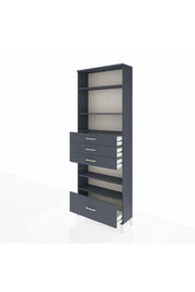Arges Dolap 5 Raflı 4 Çekmeceli 88x30x243 - S33M020V5A