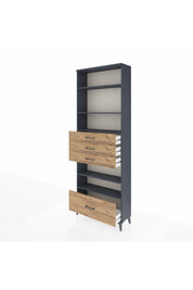 Arges Dolap 5 Raflı 4 Çekmeceli 88x30x243 - S33M020V6A