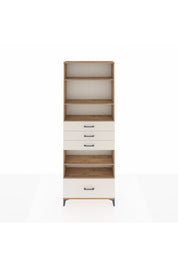 Arges Dolap 5 Raflı 4 Çekmeceli 88x30x243 - S33M020V7A