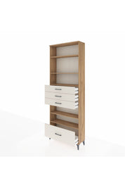 Arges Dolap 5 Raflı 4 Çekmeceli 88x30x243 - S33M020V7A