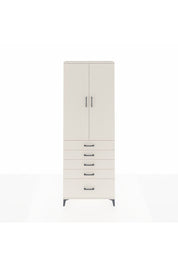 Arges Dolap 4 Raflı 5 Çekmeceli 2 Kapaklı 88x30x243 - S33M021V1A