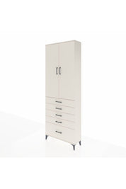 Arges Dolap 4 Raflı 5 Çekmeceli 2 Kapaklı 88x30x243 - S33M021V1A