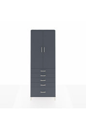 Arges Dolap 4 Raflı 5 Çekmeceli 2 Kapaklı 88x30x243 - S33M021V5A