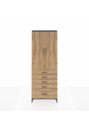 Arges Dolap 4 Raflı 5 Çekmeceli 2 Kapaklı 88x30x243 - S33M021V6A
