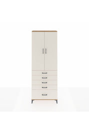 Arges Dolap 4 Raflı 5 Çekmeceli 2 Kapaklı 88x30x243 - S33M021V7A