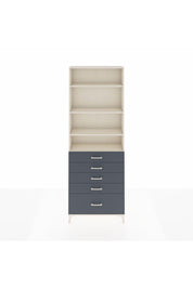 Arges Dolap 4 Raflı 5 Çekmeceli 88x30x243 - S33M022V2A
