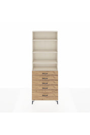 Arges Dolap 4 Raflı 5 Çekmeceli 88x30x243 - S33M022V3A