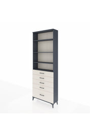 Arges Dolap 4 Raflı 5 Çekmeceli 88x30x243 - S33M022V4A