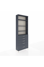 Arges Dolap 4 Raflı 5 Çekmeceli 88x30x243 - S33M022V5A