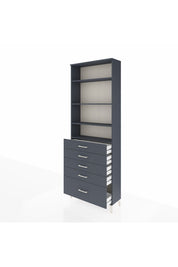 Arges Dolap 4 Raflı 5 Çekmeceli 88x30x243 - S33M022V5A