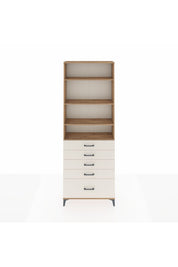 Arges Dolap 4 Raflı 5 Çekmeceli 88x30x243 - S33M022V7A
