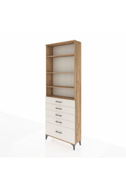 Arges Dolap 4 Raflı 5 Çekmeceli 88x30x243 - S33M022V7A